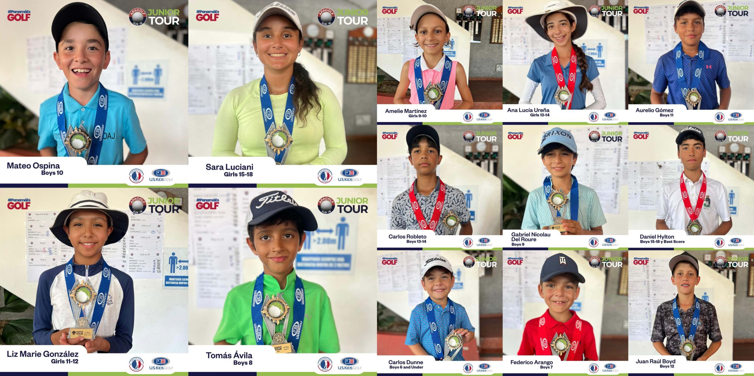JÓVENES GOLFISTAS DESTACAN EN EL SEGUNDO RANKING JUNIOR